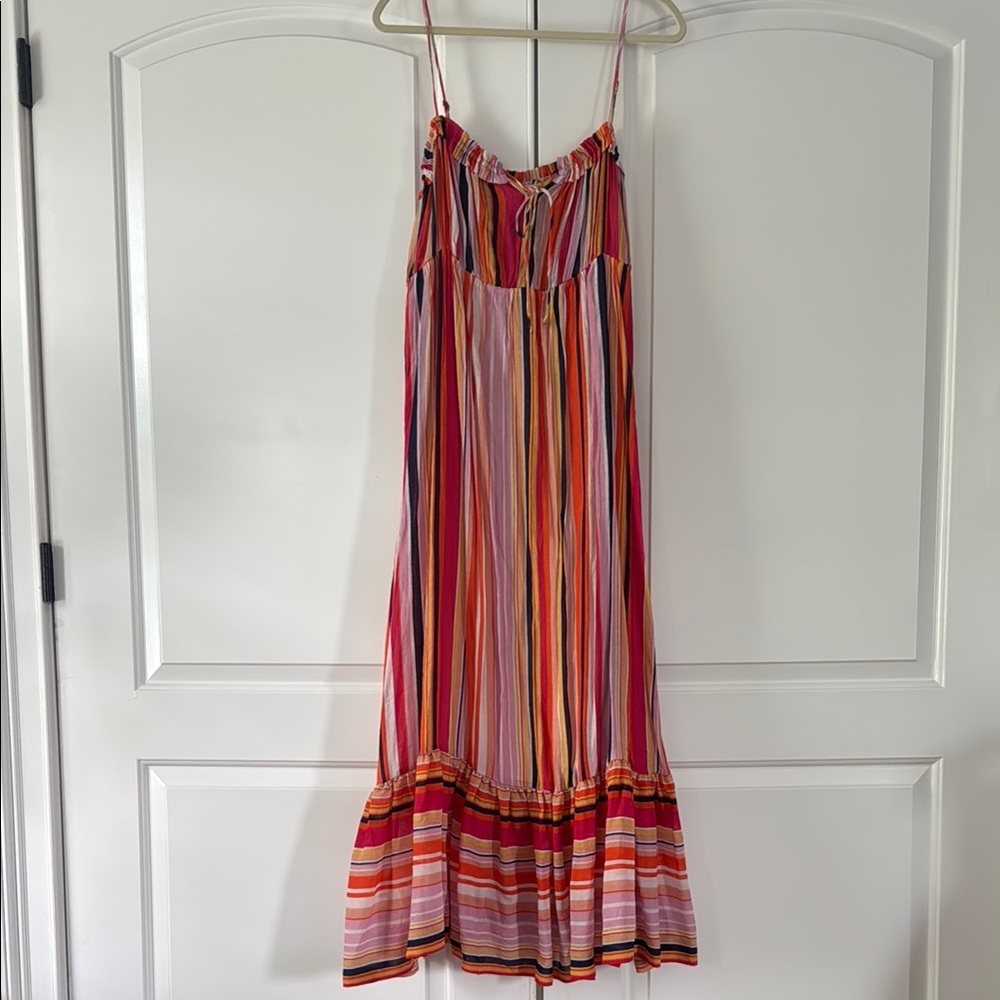 Surkana Ruffle Maxi Dress Colorful